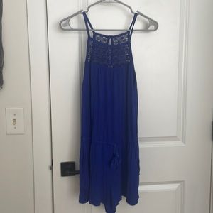 women’s blue old navy romper